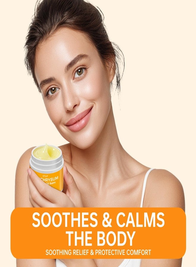 STILIP Helichrysum Balm with Frankincense Essential Oil – Natural Repair & Renewal Face Cream – Soothes Redness, Fades Scars & Smooths Fine Lines – Deep Moisturizing Anti-Aging Moisturizer– 2oz - Image 4